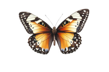 A Butterfly With Transparent Wings Displays Its Stunning Beauty