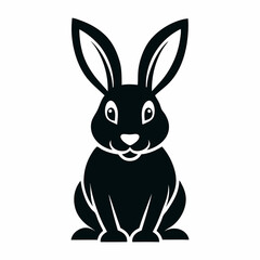 Obraz premium Cute Bunny Silhouette