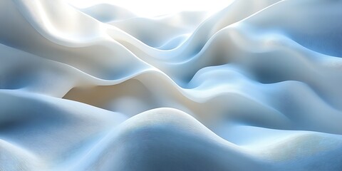 Fototapeta premium Abstract White and Blue Fabric Texture