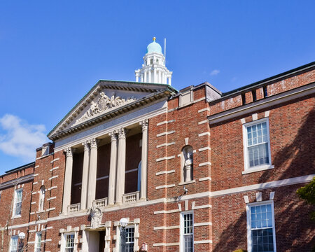 Historical Watertown city hall MA USA