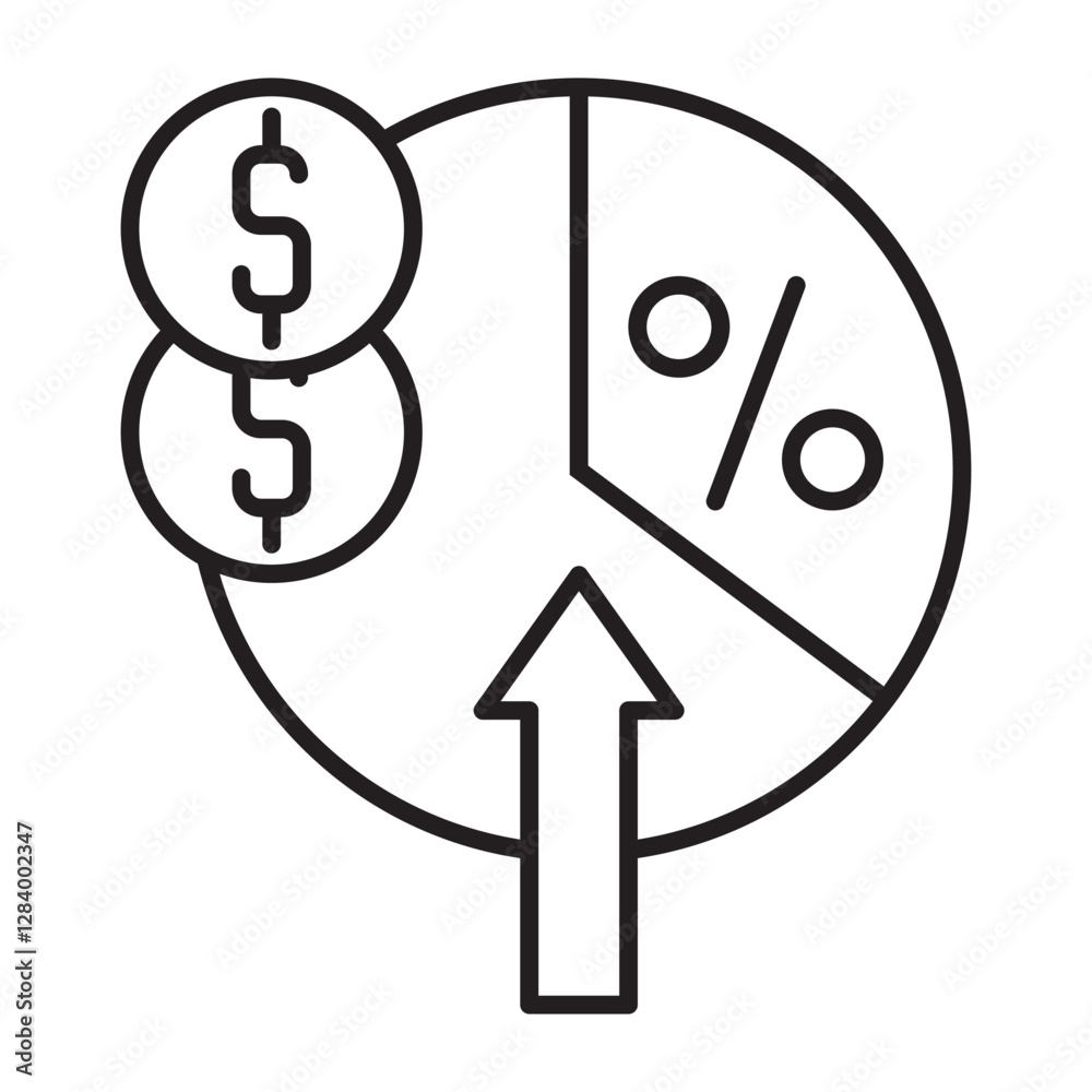 Poster margin vector icon