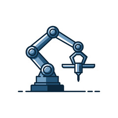 vector Artificial Intelligence model Robot  with ai info-graph design help in business
