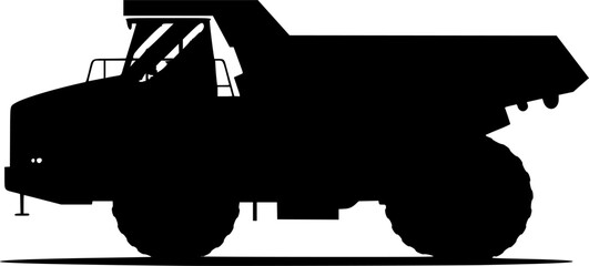 Obraz premium vector garbage truck flat style on white background .Generative AI 