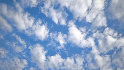 Blue sky and clouds in the sky