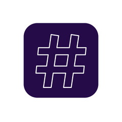 Obraz premium Hastag icon