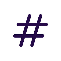 Obraz premium Hastag icon