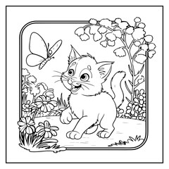 Cozy Farm Animals Bold and Easy Coloring Book For Kids and Adults 