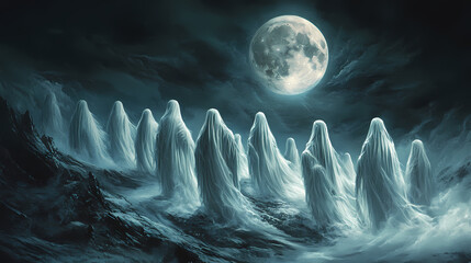 spectral midnight moon procession