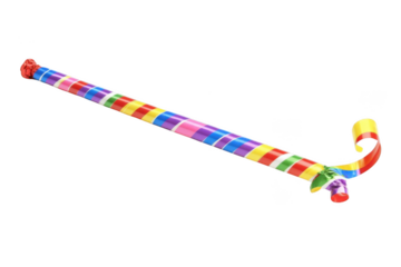 Colorful Party Horn Blower Makes Festive Celebration Sounds with Joyful Cheer