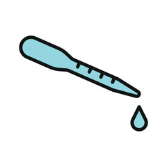 Pipettes icon designed with a precise flair, offering a professional look for projects
