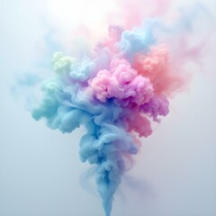 Obraz premium Colorful Smoke Cloud