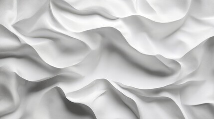 Fototapeta premium a wrinkled white paper texture 