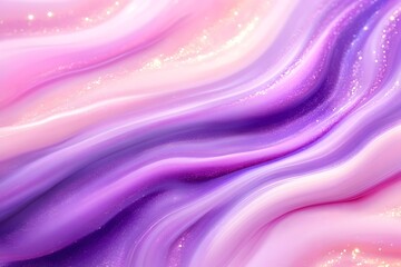 Mesmerizing Flowing Liquid Marble with Sparkling Metallic Highlights Abstract Background for Branding and Advertising