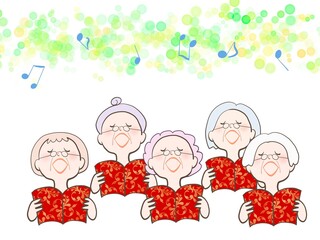 シニアのコーラス1