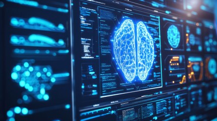 Obraz premium Professional Abstract Interface Digital Insights for Modern Applications