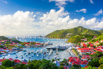 Gustavia, St. Barths Town Skyline