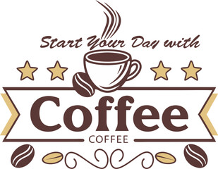 Bold Coffee Beans Logo in Deep Browns Art & Illustration