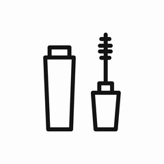 mascara icon vector sign