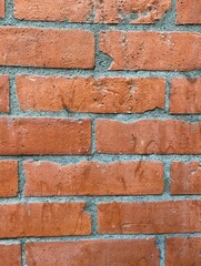 red brick wall