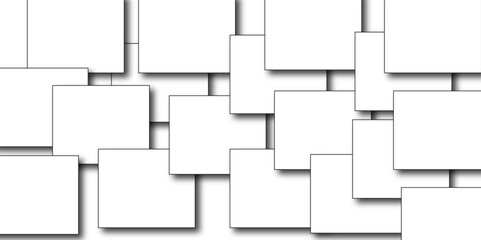  Abstract background with cubes. Modern geometric background. White ceramic brick tile.