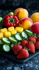 Assortment Of Fresh Fruits And Vegetables