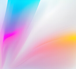 Fototapeta premium Neon gradient wave light in pink and blue tones on dark background creating futuristic and vibrant visuals for modern tech-inspired or artistic abstract.generative ai