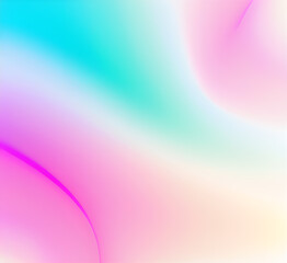 Neon gradient wave light in pink and blue tones on dark background creating futuristic and vibrant visuals for modern tech-inspired or artistic abstract.generative ai