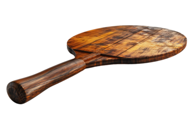 Vintage Wooden Paddle Texture Background Rustic Weathered Design Element for Games or Sports Theme