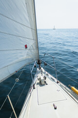 Obraz premium yacht in the sea