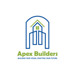Apex Builders Logo Design Building Your Vision, Crafting Your Future with Innovation and Precision Vector Icon Abstract Icon