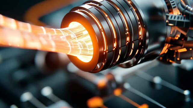 Futuristic Cable Connections Unleashing Energy: A Glimpse into Advanced Technology and Innovation