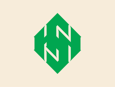 Logo HSN Green Monogram