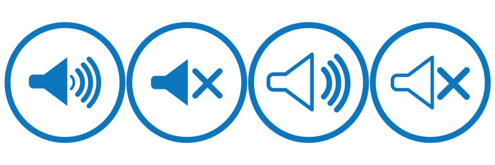 Speaker icon vector. Volume icon. Loudspeaker icon vector