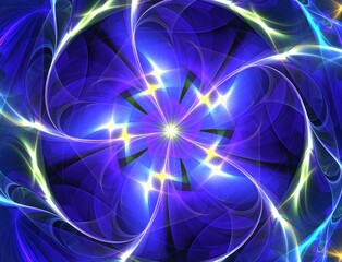 Imaginatory fractal abstract background Image