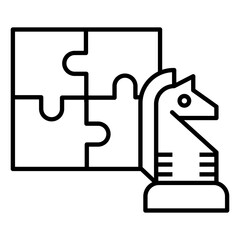corporate strategy vector icon