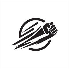 vector illustration of a man in a helmet