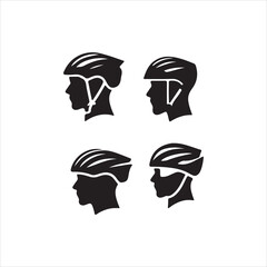 vector illustration of a black hat hade