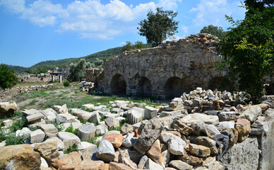 Stratonikeia Ancient City in Mugla, Turkey.