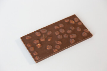 whole milk chocolate bar with nuts 