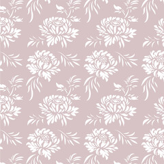 seamless pattern with flowers