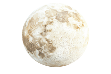 A close-up view of a giant, bright moon hanging low in the sky, with intricate lunar details such as ridges, craters, and plains, creating an awe-inspiring focal point.