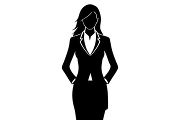Fototapeta premium silhouette of a woman