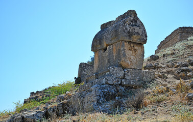 Tlos Ancient City in Fethiye, Mugla, Turkey.