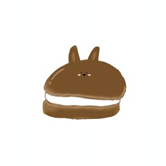 easter pancake  bunny