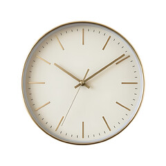 Wall clocks on a white background