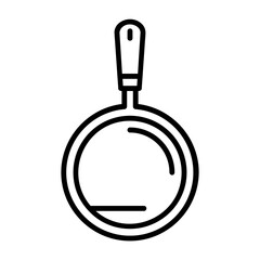 Pan Outline Style Icon Design 