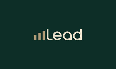 Lead typographic logo design