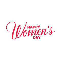 Women's Day hand drawn lettering.