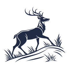 deer silhouette vector