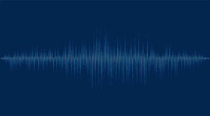 Waves of the equalizer. Audio wave talking. Voice speaking music sound line levels. Podcasting